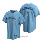 Maglia Baseball Uomo Toronto Blue Jays Shun Yamaguchi Alternato Replica Blu