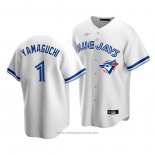Maglia Baseball Uomo Toronto Blue Jays Shun Yamaguchi Cooperstown Collection Primera Bianco