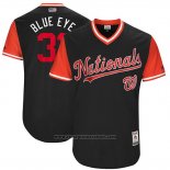 Maglia Baseball Uomo Washington Nationals 2017 Little League World Series Max Scherzer Blu