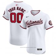 Maglia Baseball Uomo Washington Nationals Home Elite Personalizzate Bianco