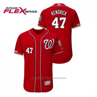 Maglia Baseball Uomo Washington Nationals Howie Kendrick Autentico Flex Base Rosso