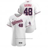 Maglia Baseball Uomo Washington Nationals Javy Guerra Autentico 2020 Alternato Bianco