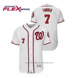 Maglia Baseball Uomo Washington Nationals Trea Turner Flex Base Bianco