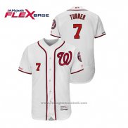 Maglia Baseball Uomo Washington Nationals Trea Turner Flex Base Bianco