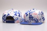 Cappellino Los Angeles Dodgers Snapbacks Bianco Blu