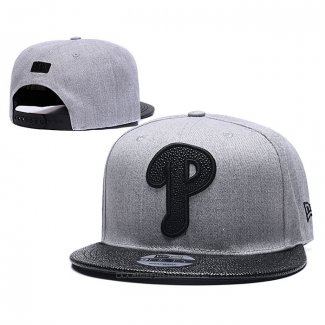 Cappellino Philadelphia Phillies 9FIFTY Snapback Nero Grigio