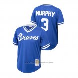 Maglia Baseball Bambino Atlanta Braves Dale Murphy Cooperstown Collection Mesh Batting Practice Blu