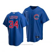 Maglia Baseball Bambino Chicago Cubs Jon Lester Replica Alternato 2020 Blu