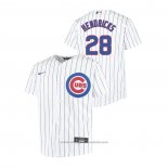 Maglia Baseball Bambino Chicago Cubs Kyle Hendricks Replica Primera Bianco