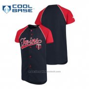 Maglia Baseball Bambino Minnesota Twins Personalizzate Stitches Blu Rosso