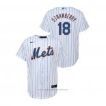 Maglia Baseball Bambino New York Mets Darryl Strawberry Replica Primera Bianco