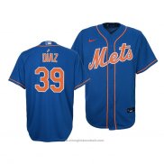 Maglia Baseball Bambino New York Mets Edwin Diaz Replica Cool Base Blu
