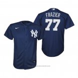Maglia Baseball Bambino New York Yankees Clint Frazier Replica Alternato Blu