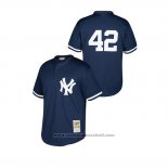 Maglia Baseball Bambino New York Yankees Mariano Rivera Cooperstown Collection Mesh Batting Practice Blu