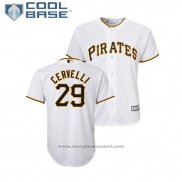 Maglia Baseball Bambino Pittsburgh Pirates Francisco Cervelli Cool Base Home Bianco