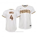 Maglia Baseball Bambino San Diego Padres Blake Snell Replica Home Bianco