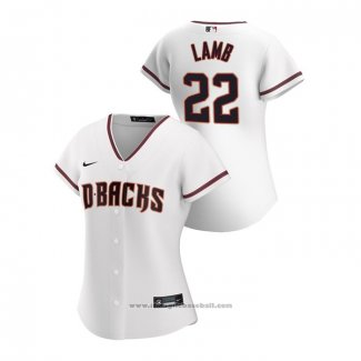 Maglia Baseball Donna Arizona Diamondbacks Jake Lamb 2020 Replica Home Bianco