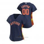 Maglia Baseball Donna Houston Astros Personalizzate 2020 Replica Alternato Blu