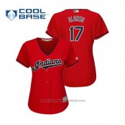 Maglia Baseball Donna Indians Yonder Alonso Cool Base Alternato 2019 Rosso