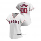 Maglia Baseball Donna Los Angeles Angels Personalizzate 2020 Replica Home Bianco