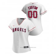 Maglia Baseball Donna Los Angeles Angels Personalizzate 2020 Replica Home Bianco