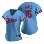 Maglia Baseball Donna Minnesota Twins Alex Avila Replica Alternato Blu