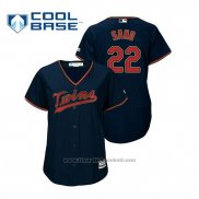 Maglia Baseball Donna Minnesota Twins Miguel Sano Cool Base Alternato Blu