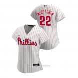 Maglia Baseball Donna Philadelphia Phillies Andrew Mccutchen 2020 Replica Home Bianco