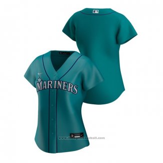 Maglia Baseball Donna Seattle Mariners Replica 2020 Alternato Verde