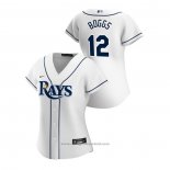 Maglia Baseball Donna Tampa Bay Rays Wade Boggs 2020 Replica Home Bianco