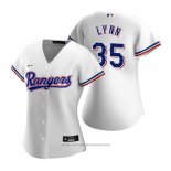 Maglia Baseball Donna Texas Rangers Lance Lynn Replica Primera Bianco