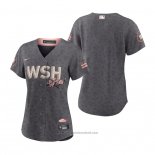 Maglia Baseball Donna Washington Nationals 2022 City Connect Replica Grigio