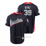 Maglia Baseball Uomo All Star Mariners Edwin Diaz 2018 Home Run Derby American League Blu