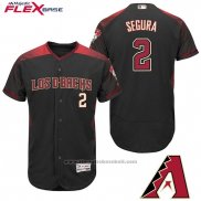 Maglia Baseball Uomo Arizona Diamondbacks 2 Jean Segura Nero Hispanic Heritage Flex Base