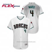 Maglia Baseball Uomo Arizona Diamondbacks Ketel Marte Autentico Flex Base Bianco