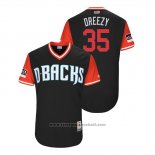 Maglia Baseball Uomo Arizona Diamondbacks Matt Andriese 2018 LLWS Players Weekend Dreezy Nero