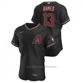 Maglia Baseball Uomo Arizona Diamondbacks Nick Ahmed Autentico 2020 Alternato Nero