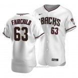 Maglia Baseball Uomo Arizona Diamondbacks Stuart Fairchild Autentico Home Bianco