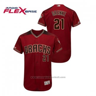 Maglia Baseball Uomo Arizona Diamondbacks Zack Greinke Autentico Flex Base Rosso