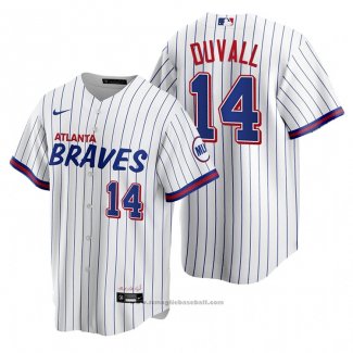 Maglia Baseball Uomo Atlanta Braves Adam Duvall Replica 2021 City Connect Bianco