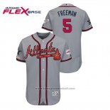 Maglia Baseball Uomo Atlanta Braves Freddie Freeman 2019 All Star Flex Base Grigio