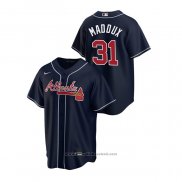 Maglia Baseball Uomo Atlanta Braves Greg Maddux 2020 Replica Alternato Blu