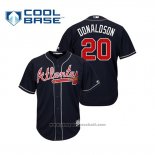Maglia Baseball Uomo Atlanta Braves Josh Donaldson Cool Base Alternato 2019 Blu