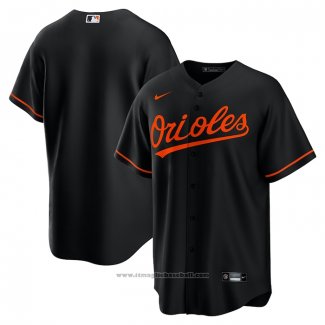 Maglia Baseball Uomo Baltimore Orioles Alternato Replica Nero