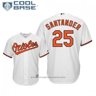 Maglia Baseball Uomo Baltimore Orioles Anthony Santander Cool Base Home Bianco