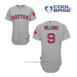 Maglia Baseball Uomo Boston Red Sox 9 Ted Williams Grigio Cool Base