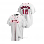 Maglia Baseball Uomo Boston Red Sox Andrew Benintendi Replica Alternato Bianco
