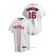 Maglia Baseball Uomo Boston Red Sox Andrew Benintendi Replica Alternato Bianco