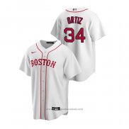 Maglia Baseball Uomo Boston Red Sox David Ortiz Replica Alternato Bianco