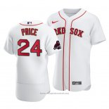 Maglia Baseball Uomo Boston Red Sox David Price Bianco